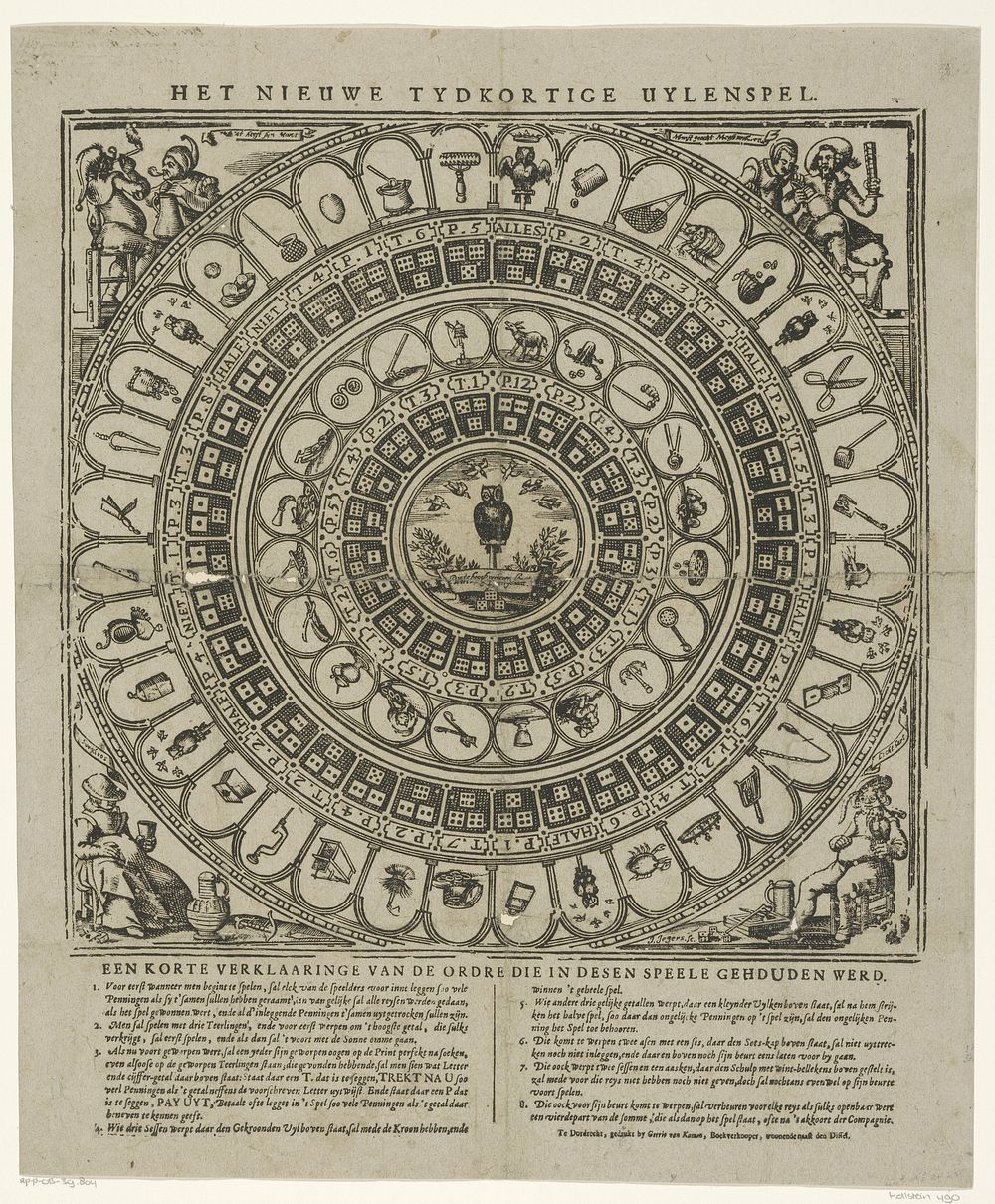 Het nieuwe tydkortige uylenspel (1628 - 1667) by Jan Christoffel Jegher and Gerrit van Kamen