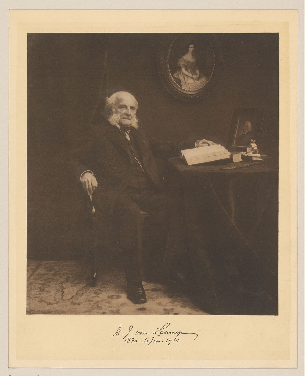 Portret van M.J. van Lennep (1900 - 1910) by anonymous