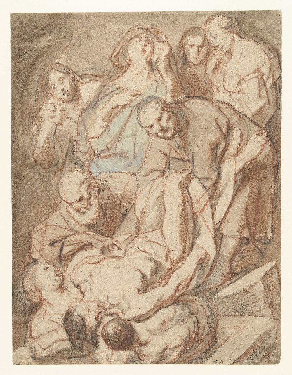 Graflegging (1660 - 1669) by Jacques Jordaens