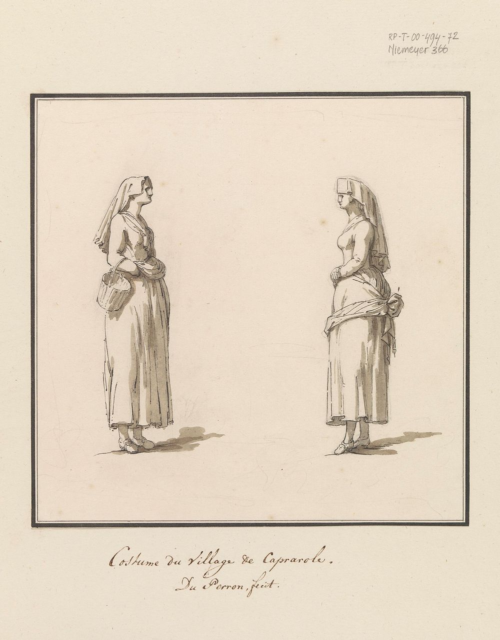 Klederdrachten van Caprarola (1778) by anonymous