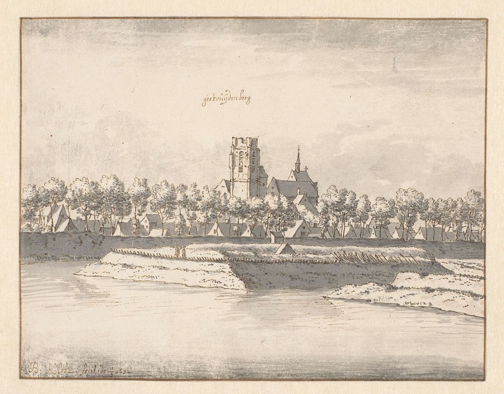 View of Geertruidenberg, Noord-Brabant (1672) by Barend Klotz