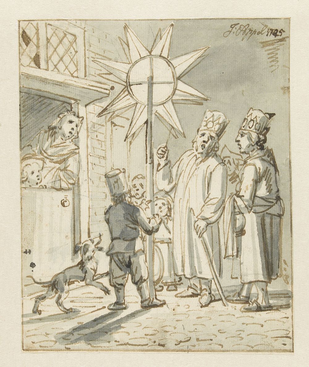Driekoningen, ca. 1725-1745 (1725 - 1745) by Jacob Appel I and Jacob Appel II