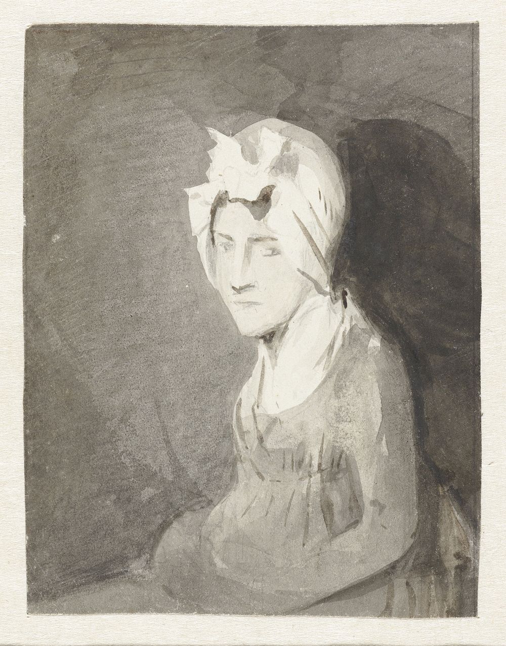 Portret van Jacoba Petronella Nevis van Schooten (1773 - 1838) by Anthonie van den Bos