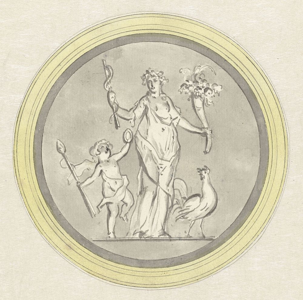 Overvloed en gezondheid geeft vrolijkheid (c. 1752 - c. 1819) by Jurriaan Andriessen
