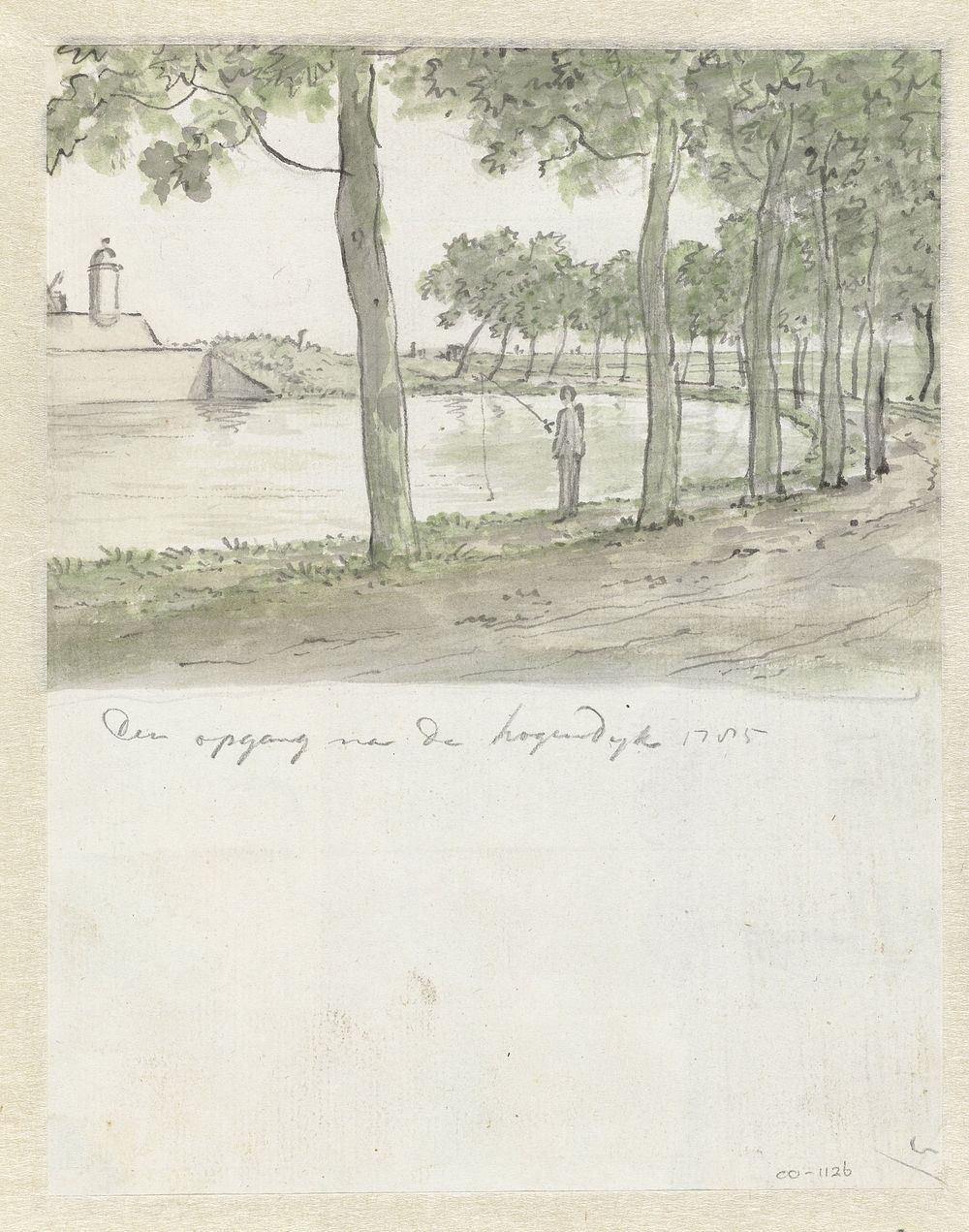 De opgang naar de Hogendijk (1785) by Jurriaan Andriessen