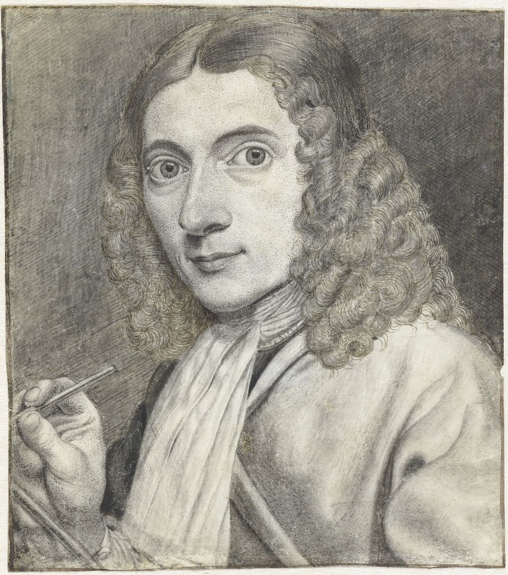 Zelfportret van Pieter Lyonet (1758) by Pieter Lyonet