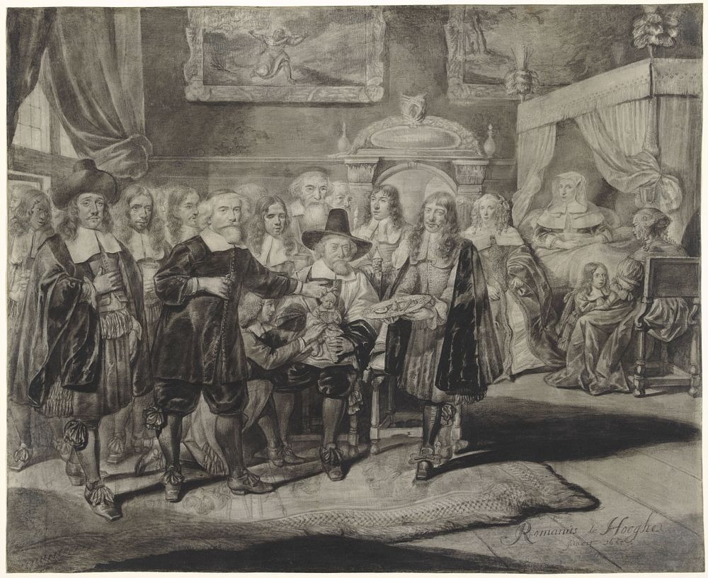 Besnijdenis-scène (1665 - 1668) by Romeyn de Hooghe