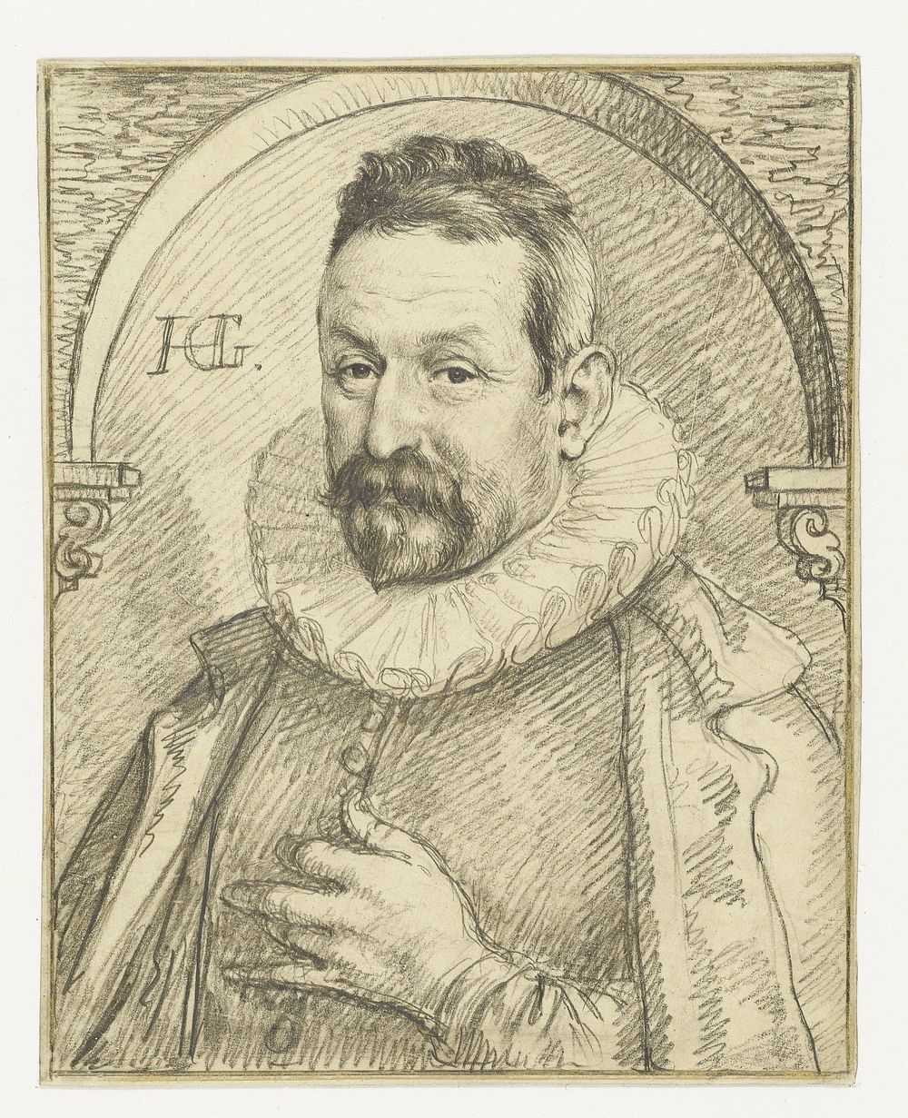 Portrait of Jean Niquet (1590 - 1595) by Hendrick Goltzius