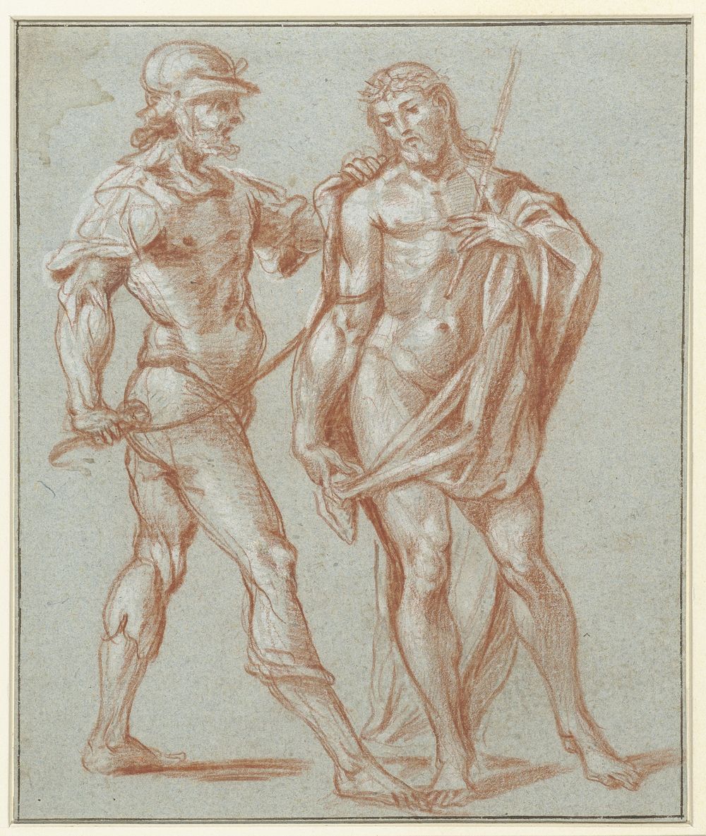 Christus aan het volk getoond (1538 - 1620) by anonymous and Bartolomeo Passarotti