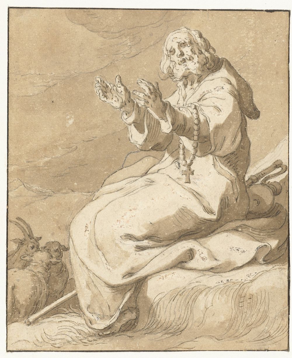 Heilige Serapion Sindonita (1574 - 1651) by Abraham Bloemaert