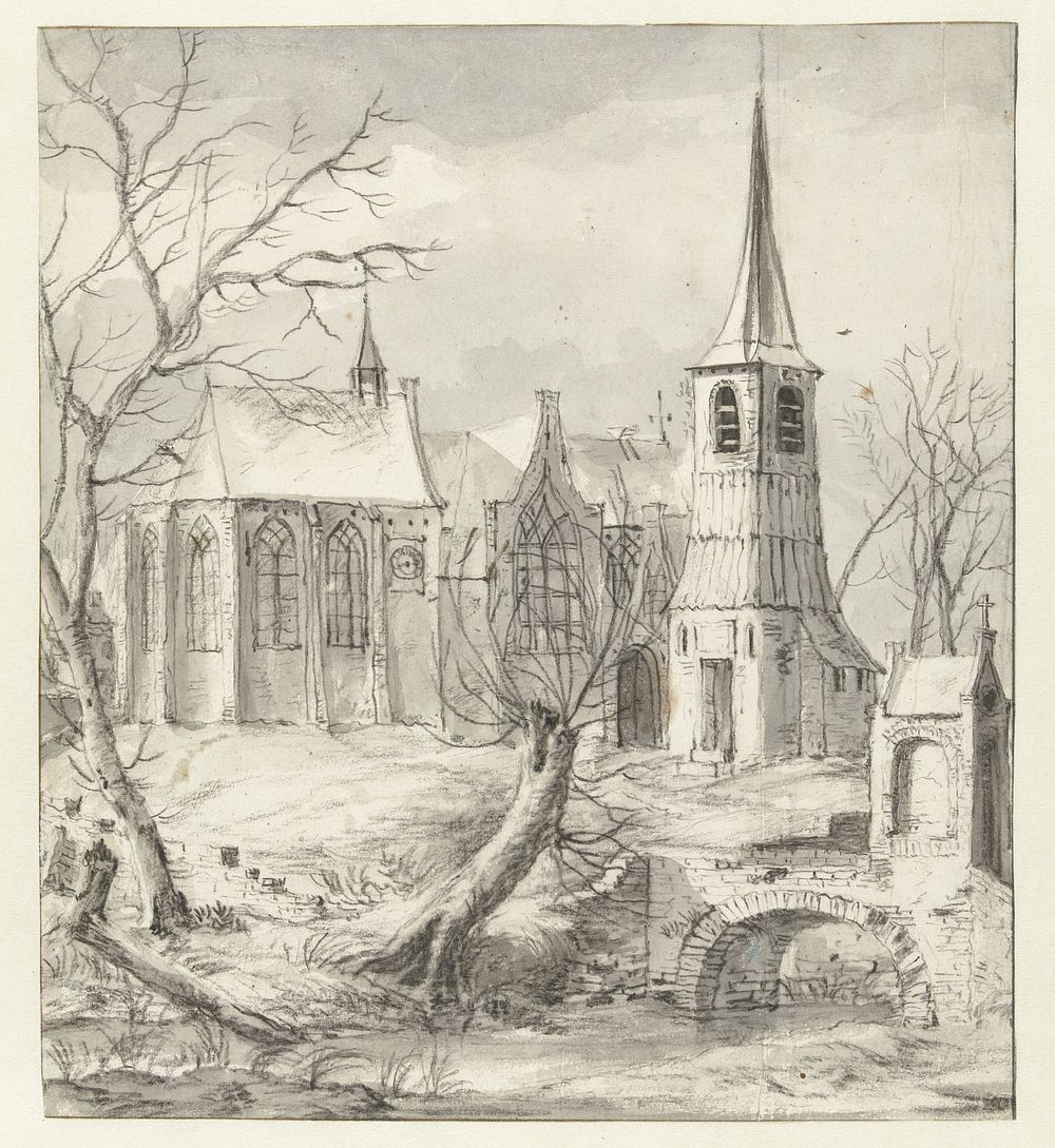 Winter (1648 - 1698) by Gerrit Berckheyde