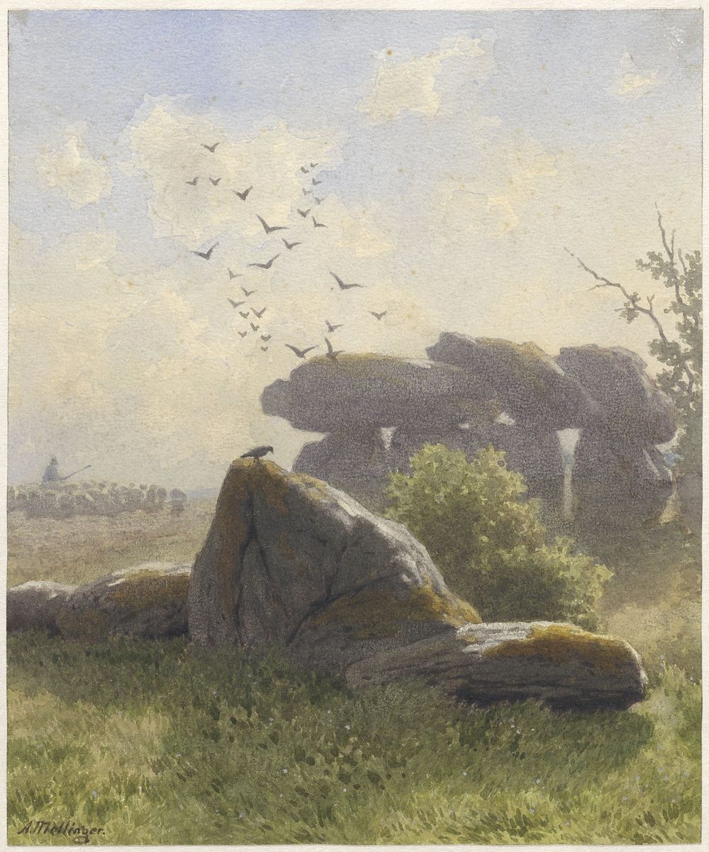 Hunebed (1846 - 1867) by Alexander Mollinger