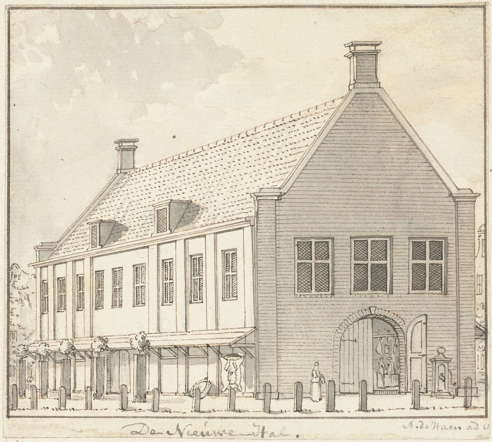 De Nieuwe Hal (1717 - 1748) by Abraham de Haen II