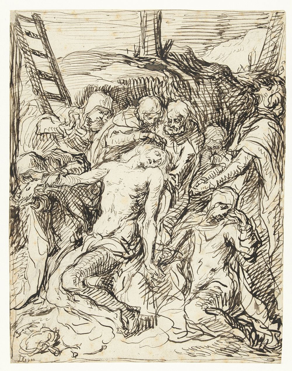 Bewening van Christus (1620 - 1625) by Jacques de Gheyn II