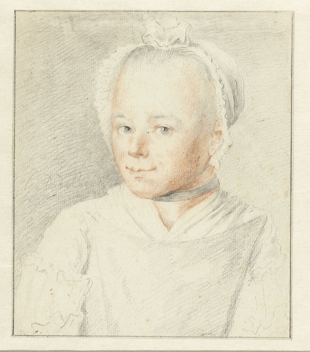 Damesbuste (c. 1750 - c. 1799) by Gerrit Dadelbeek