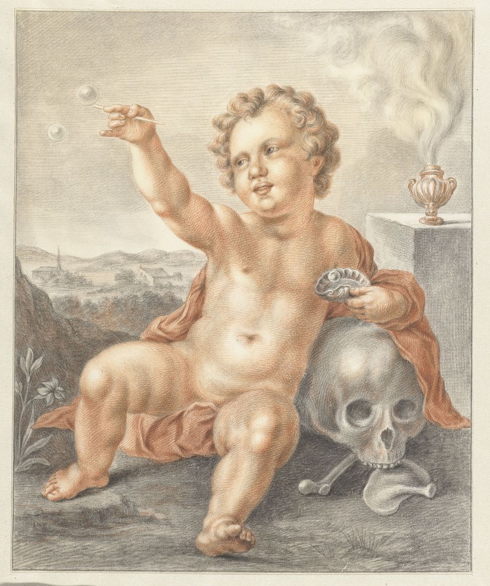 Vanitas (1796) by Abraham Delfos