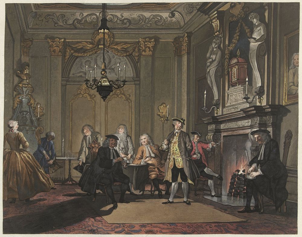 No One Spoke (1770) by Sara Troost and Cornelis Troost
