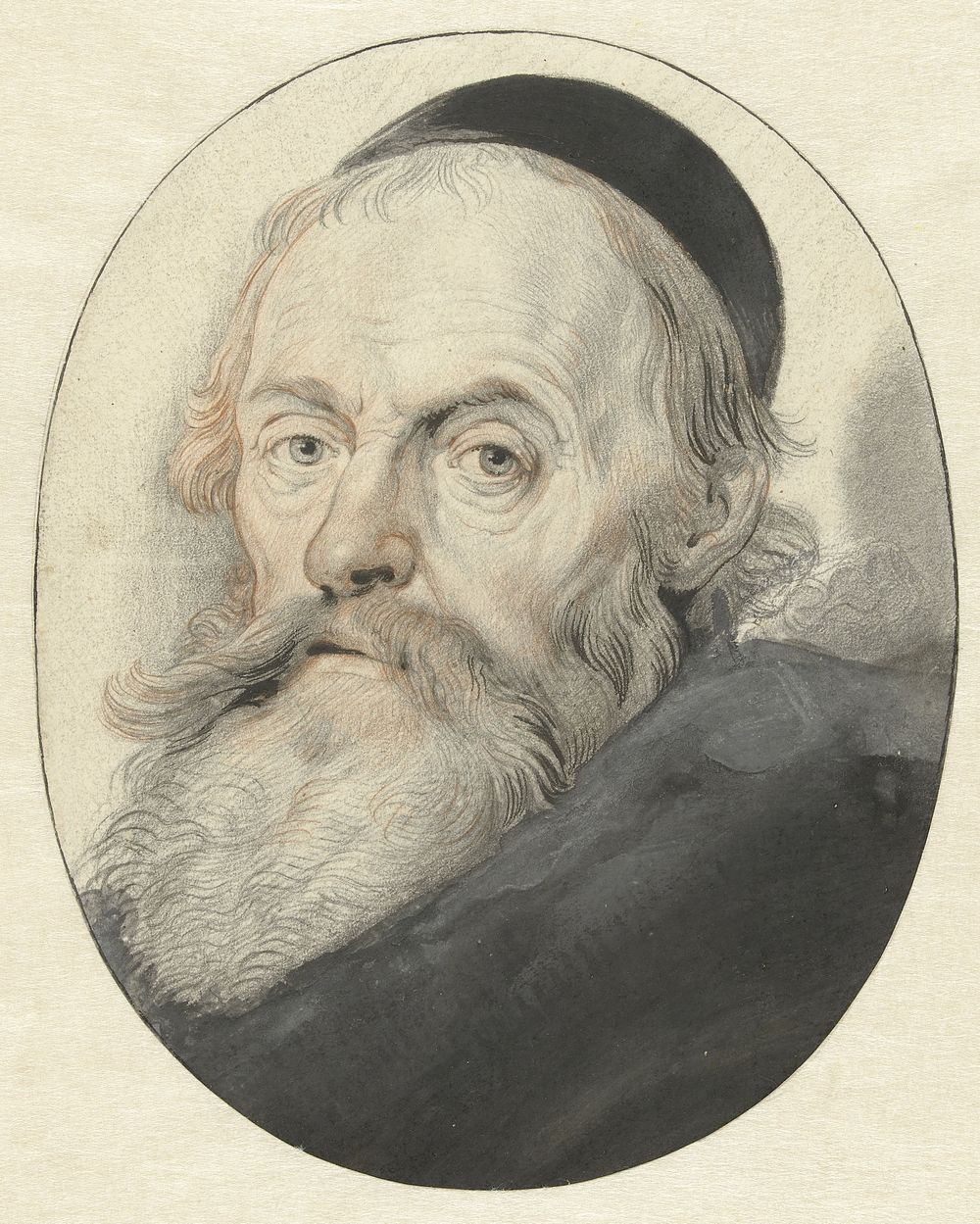 Portret van Hendrick Goltzius (1644 - 1649) by Pieter Claesz Soutman and Pieter Claesz Soutman
