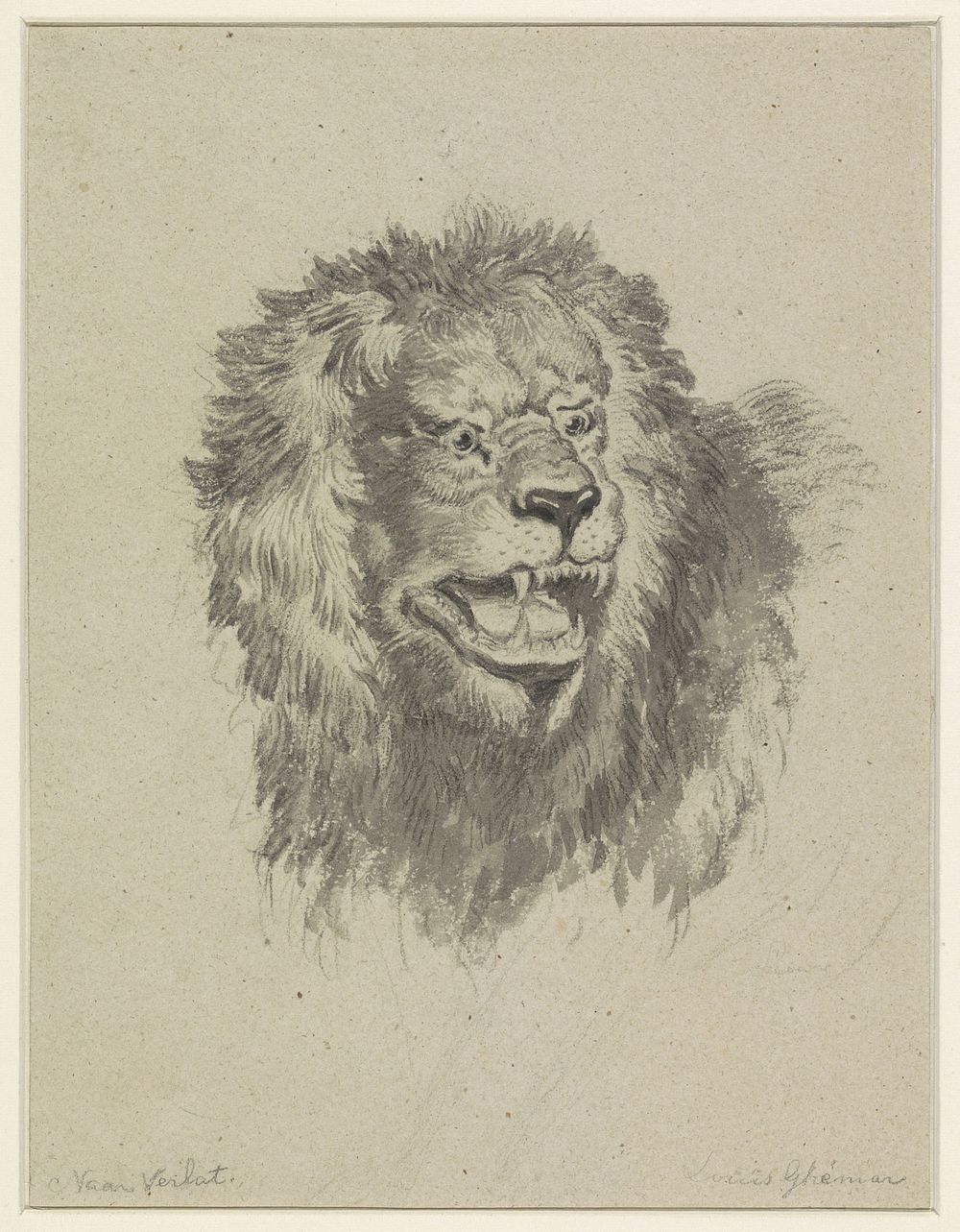 Leeuwenkop (1830 - 1873) by Louis Ghémar and Charles Verlat