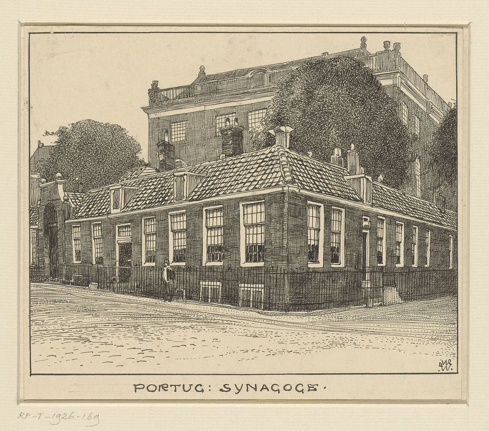 De Portugese Synagoge te Amsterdam (1870 - 1926) by Willem Wenckebach