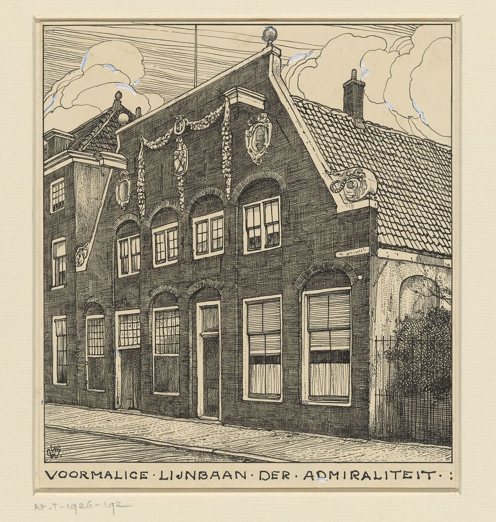 Voormalige Lijnbaan der Admiraliteit te Amsterdam (1870 - 1926) by Willem Wenckebach