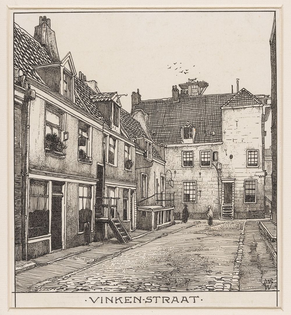 Vinkenstraat te Amsterdam (1870 - 1926) by Willem Wenckebach