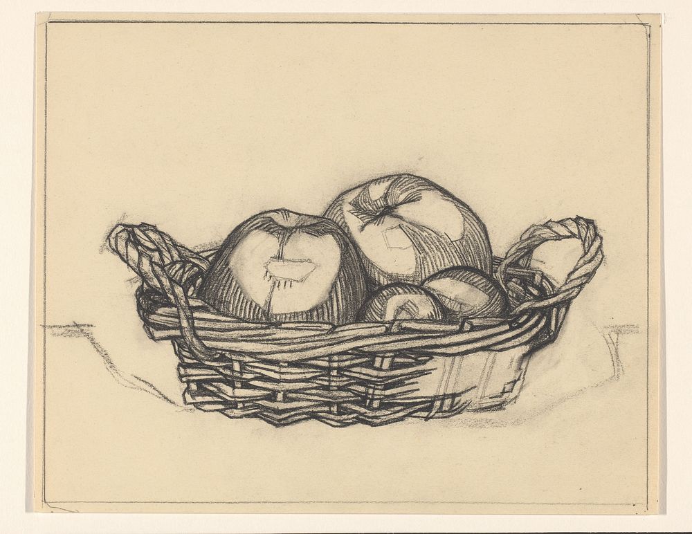 Mand met appelen (1887 - 1924) by Julie de Graag