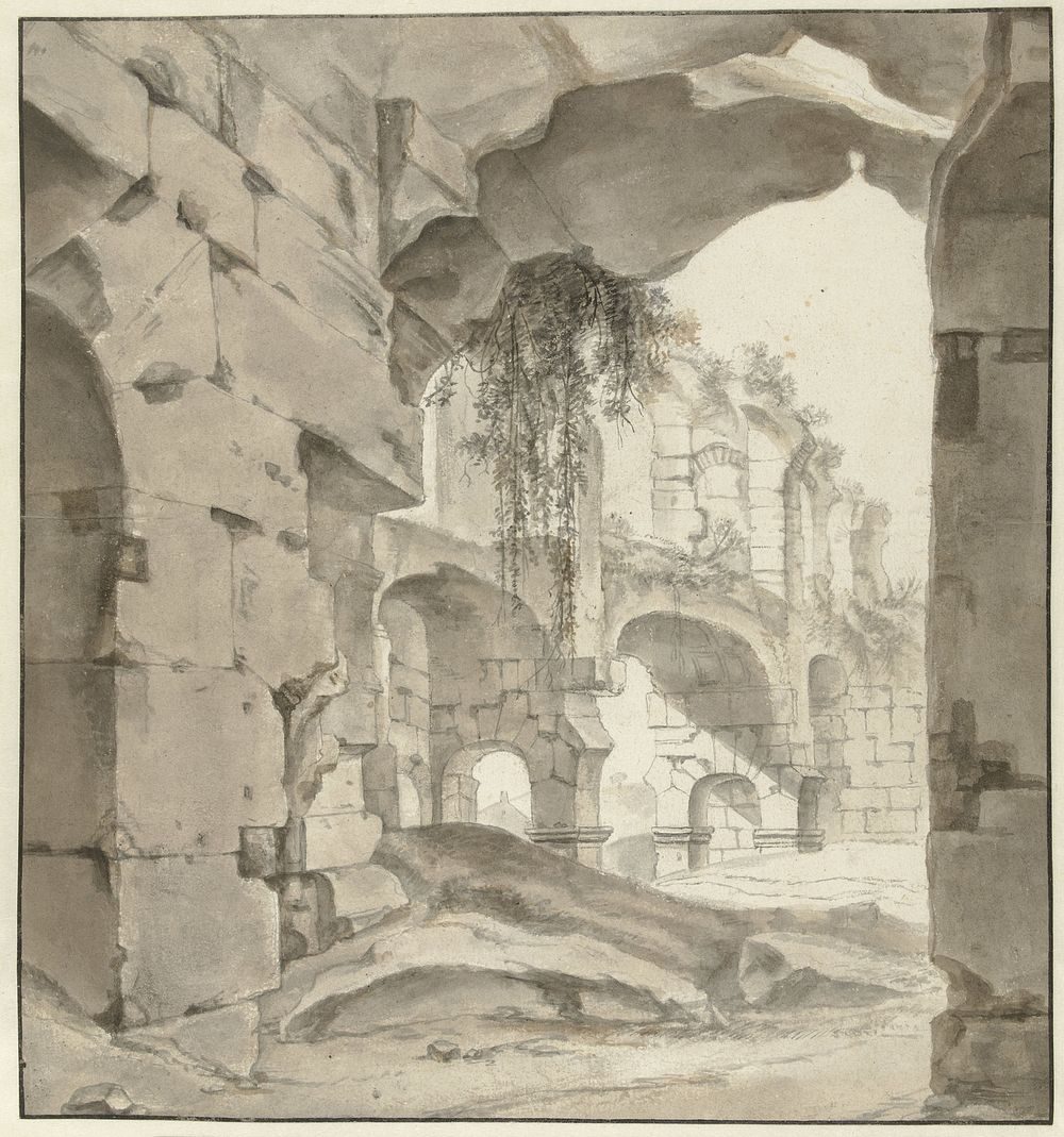 Romeinse ruïnes (1637 - 1678) by Willem Schellinks