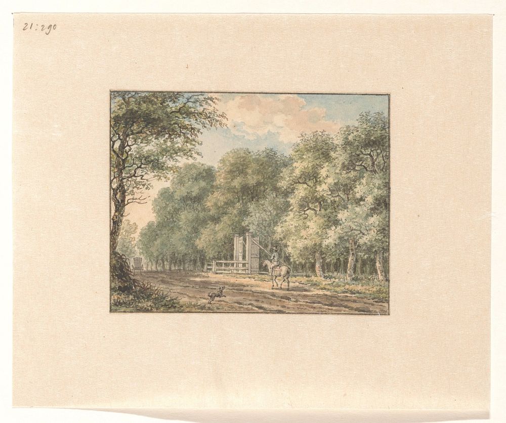 Op de Amstelveense Weg (1798) by Jan Evert Grave