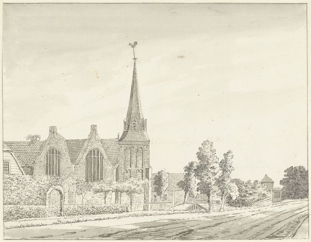 Kerk te Leimuiden (1782) by Hendrik Tavenier
