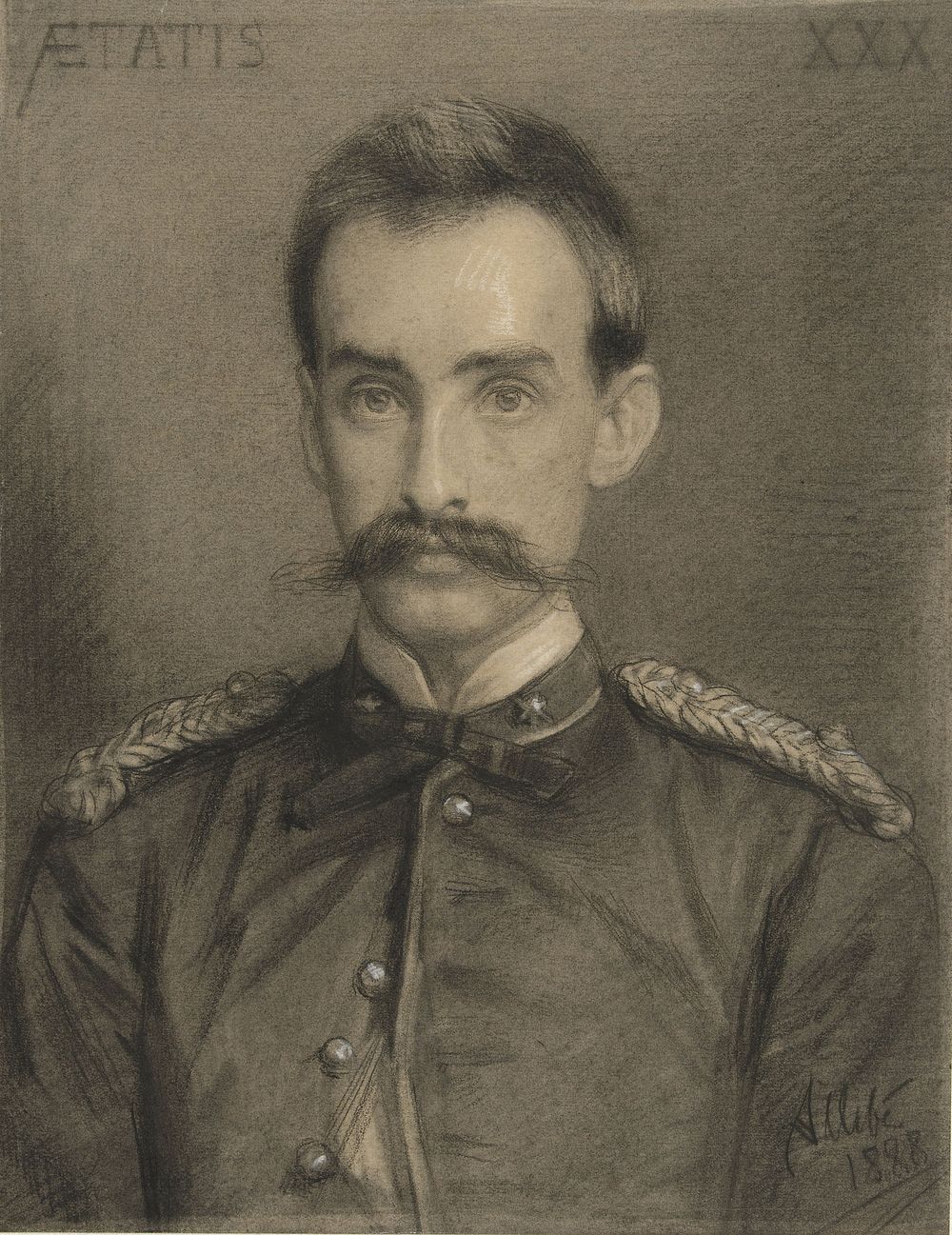 Portret van Willem Anton Gerard Ramaer (1888) by August Allebé