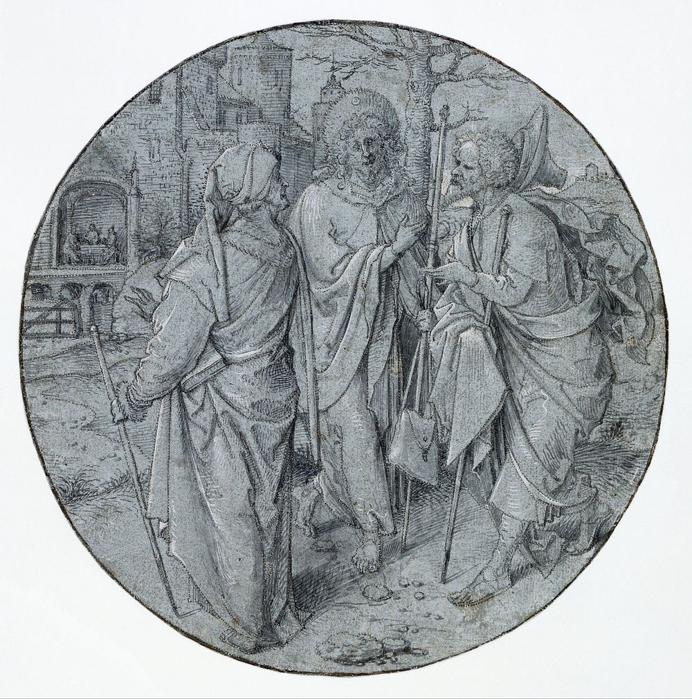 Christus te Emmaüs (1504 - 1536) by Jan de Beer