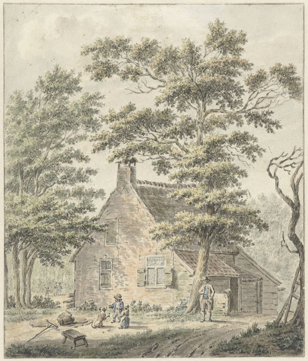 Huis in Aerdenhout (1804) by Warner Horstink