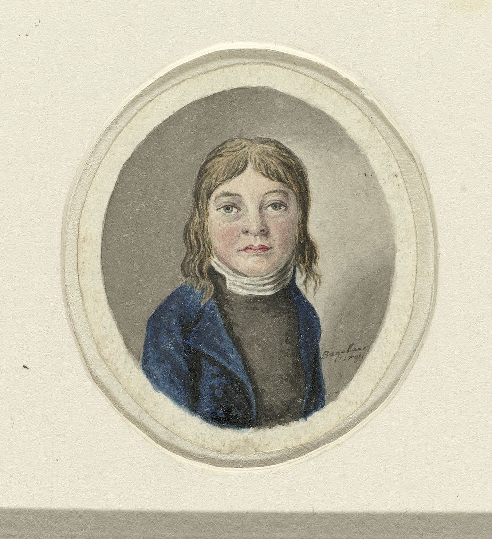 Zelfportret van Ernst Willem Jan Bagelaar (1793) by Ernst Willem Jan Bagelaar