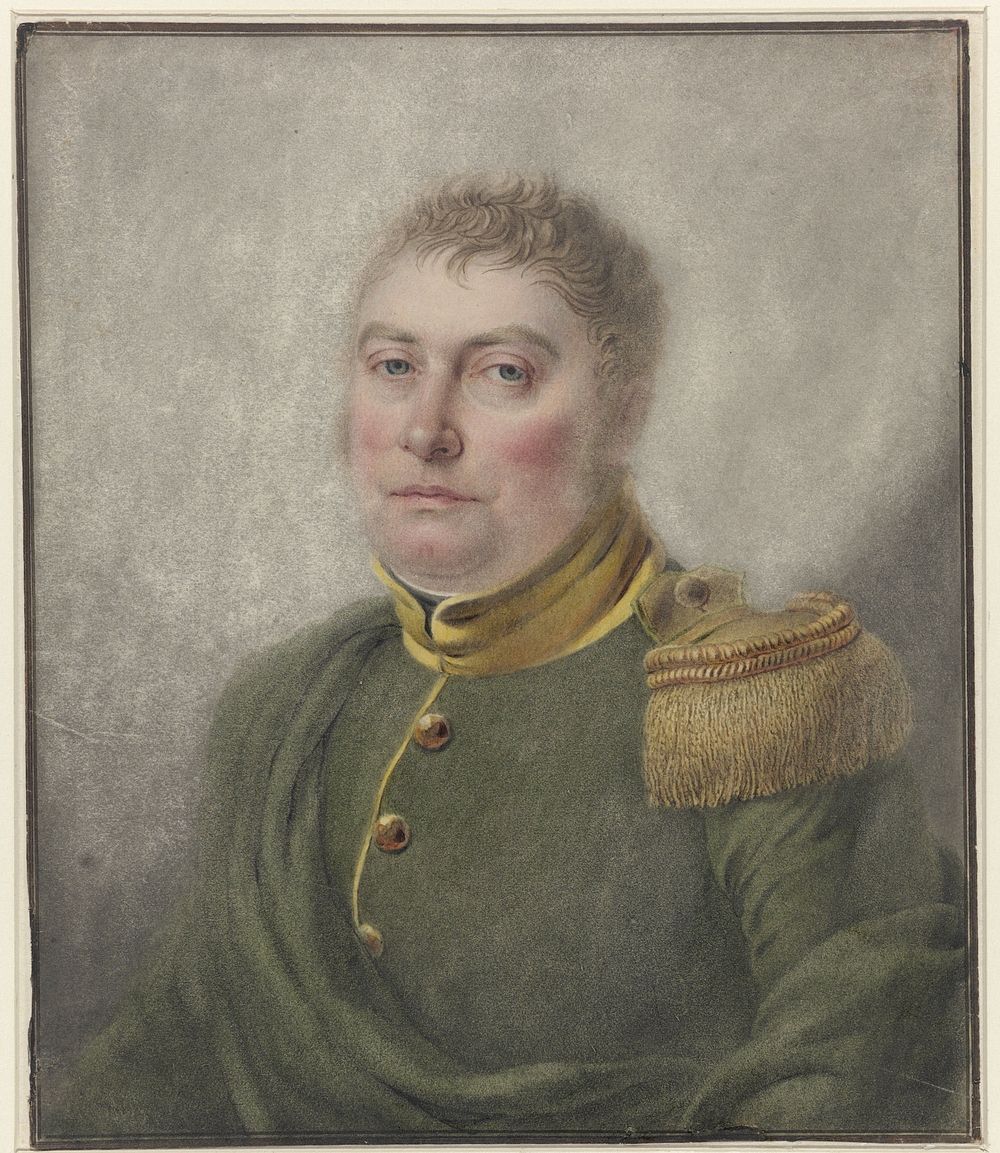 Portret van E.W.G. Bagelaar (1781 - 1815) by Gerrit Jacobus Geusendam