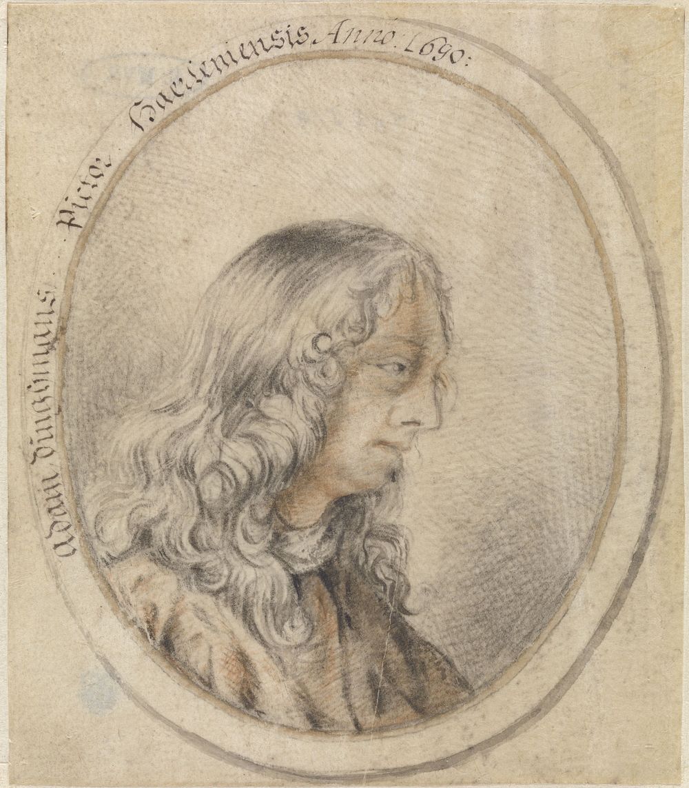 Portret van Adam Dingmans (1690) by anonymous