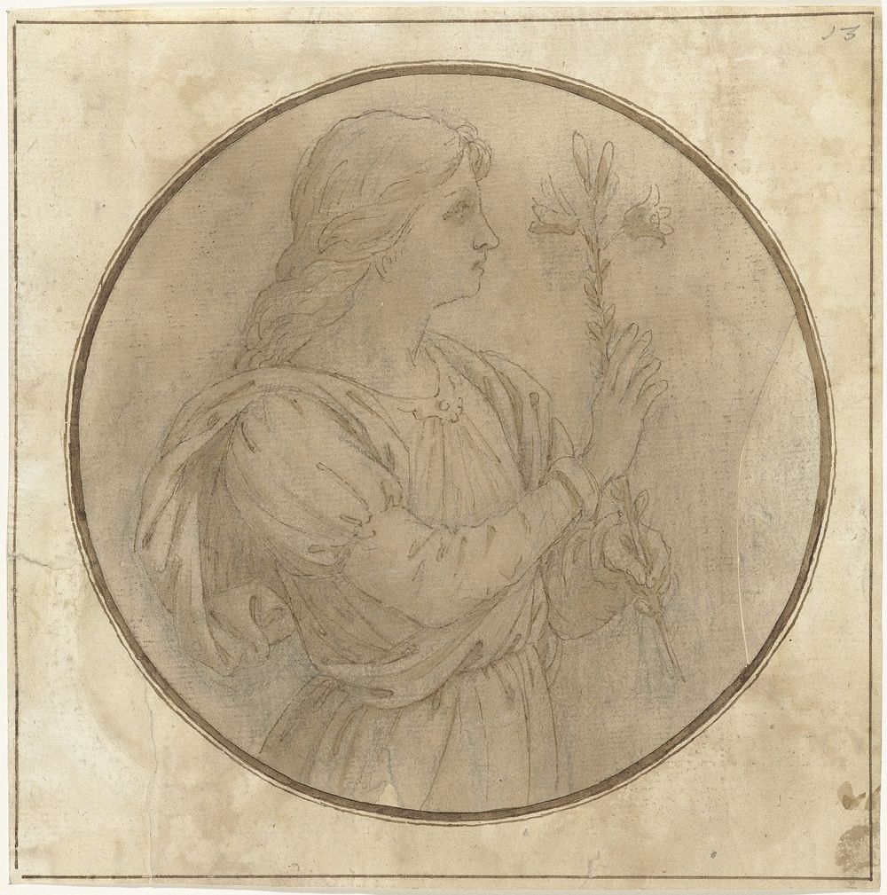 Engel van de Annunciatie (1500 - 1600) by anonymous