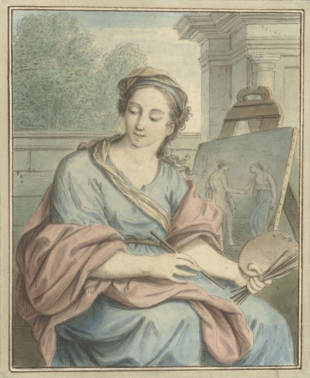 De Schilderkunst (1703 - 1775) by Louis Fabritius Dubourg