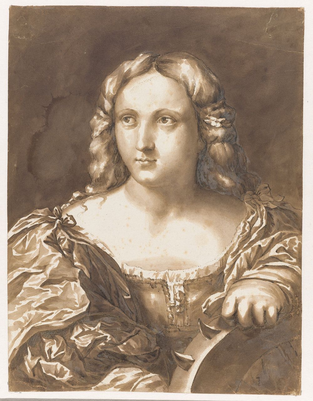 Heilige Catharina (1648 - 1671) by Jan de Bisschop and Jacopo Palma