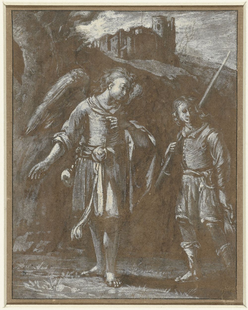 Tobias en de engel (1588 - 1610) by Adam Elsheimer