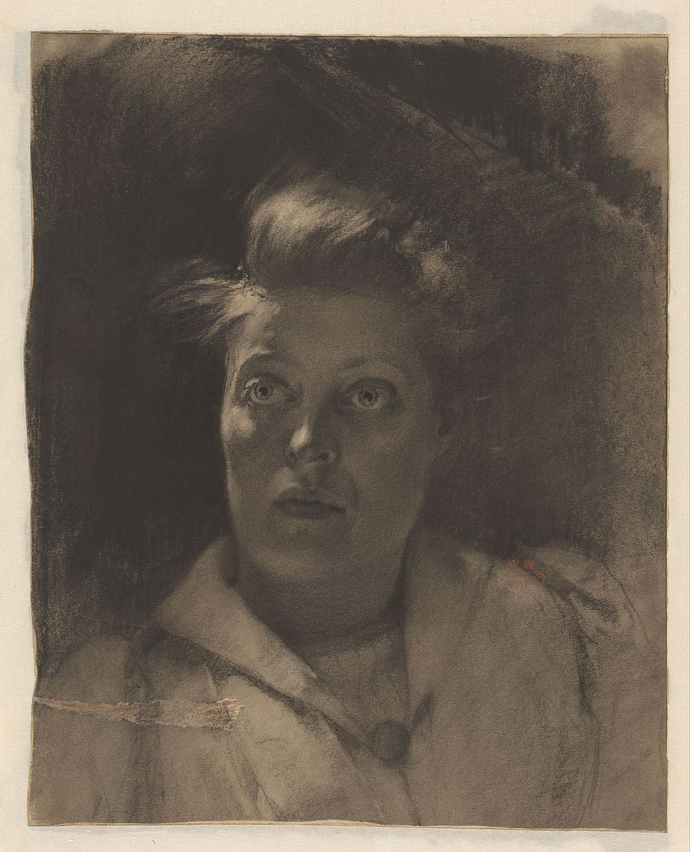 Portret van Jo Paux (1893) by Willem Witsen