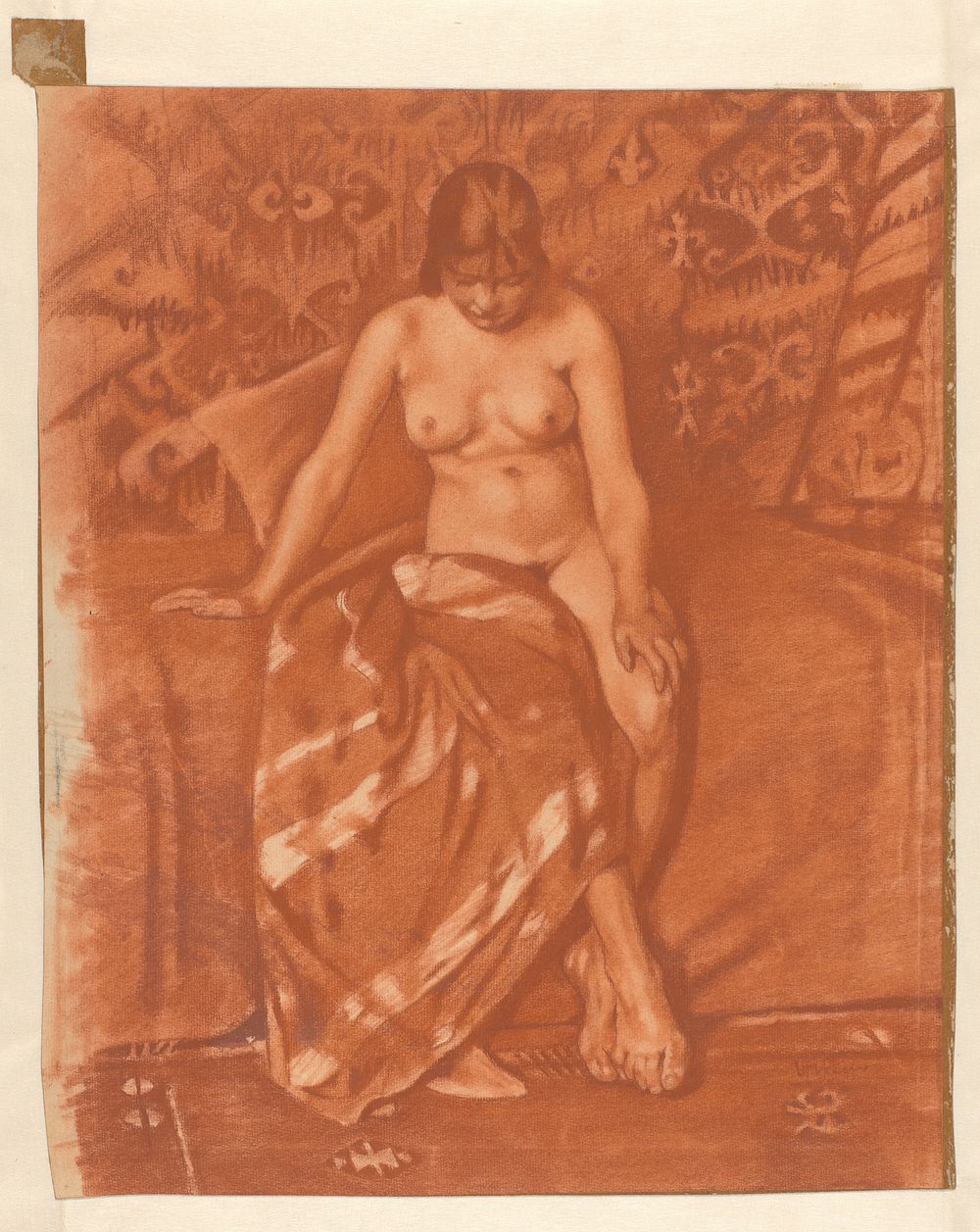 Seated Female Nude (1870 - 1923) by Willem Witsen