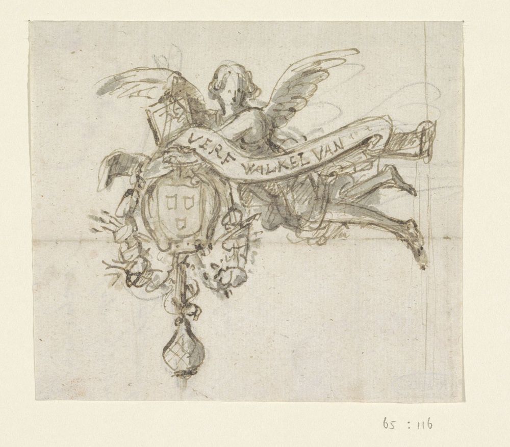 Uithangbord verfwinkel (1600 - 1800) by anonymous