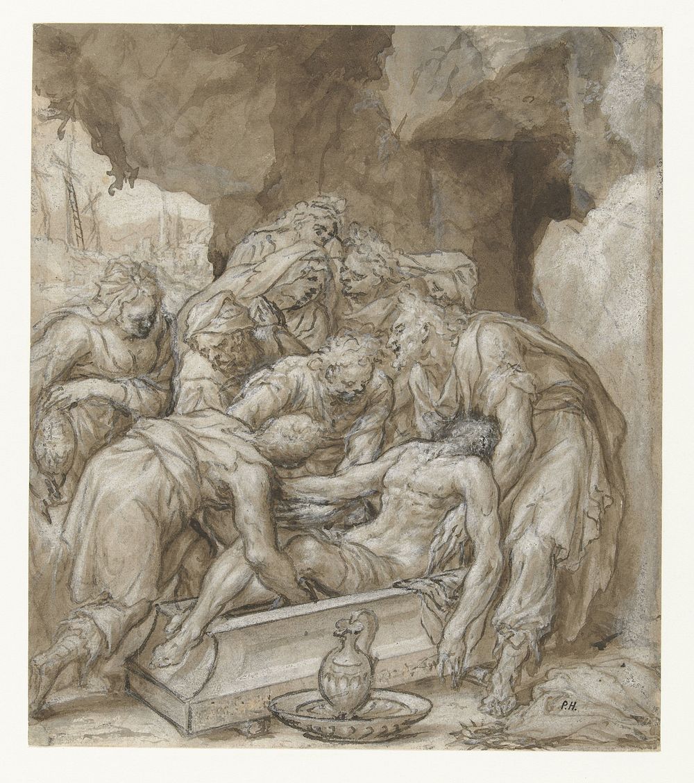 Graflegging (1577 - 1587) by Dirck Barendsz