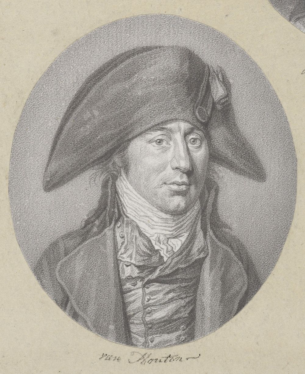 Portret van Van Houten (1797) by Johannes Cornelis Mertens