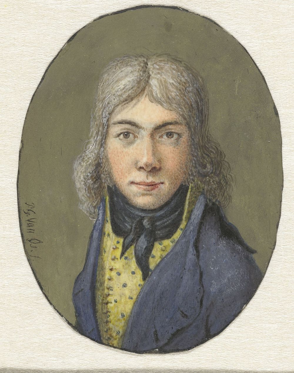 Portret van een jonge man (1786 - 1839) by Pieter Gerardus van Os