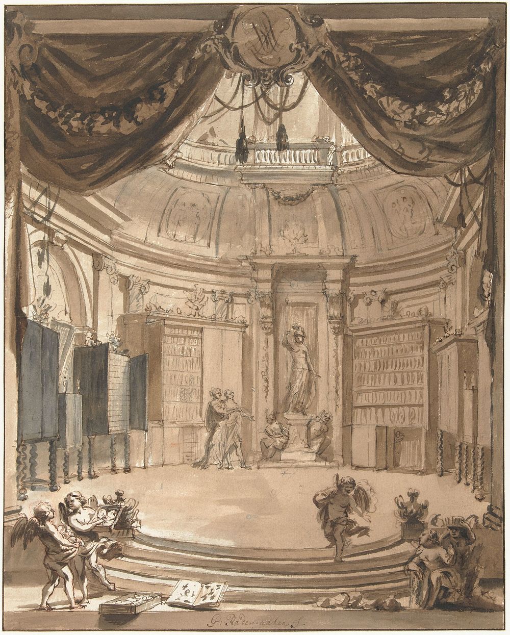 De Rariteitkamer van Levinus Vincent (1680 - 1711) by Gerrit Rademaker