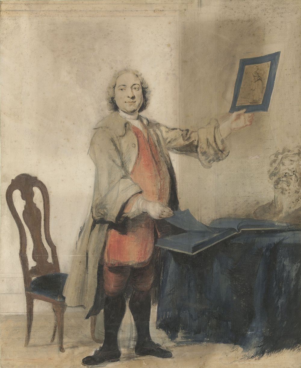 Portret van Cornelis Bouman (1741) by Cornelis Troost