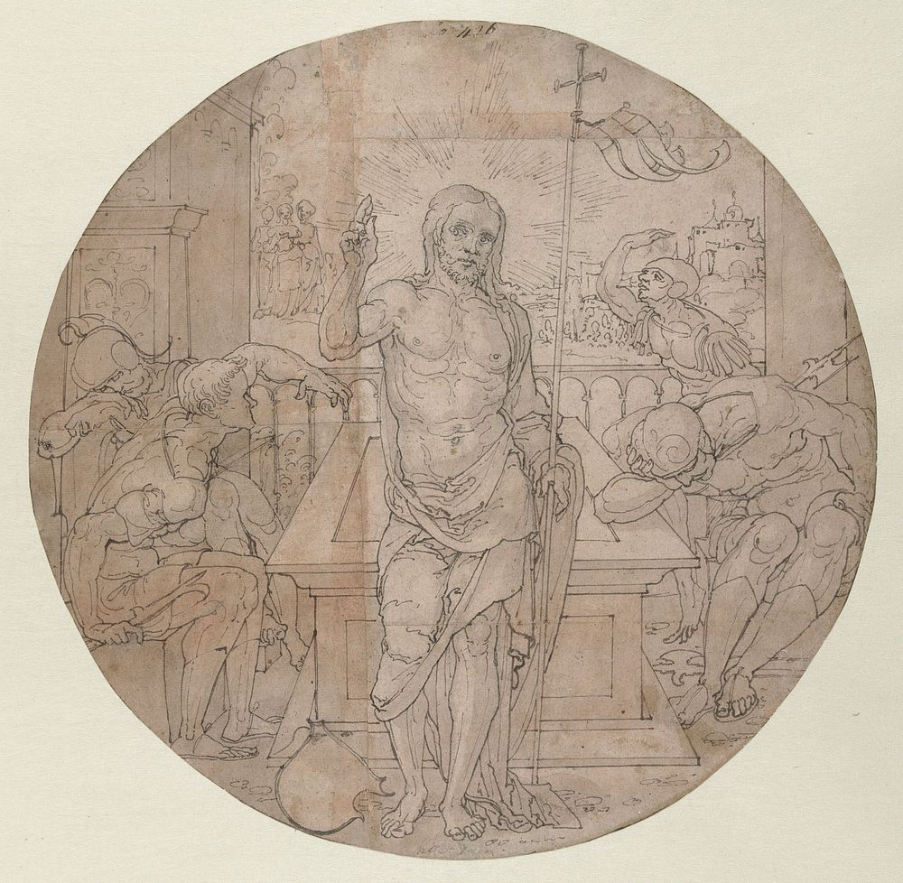 De Opstanding van Christus (c. 1510 - before 1539) by Nicolaas Hogenberg