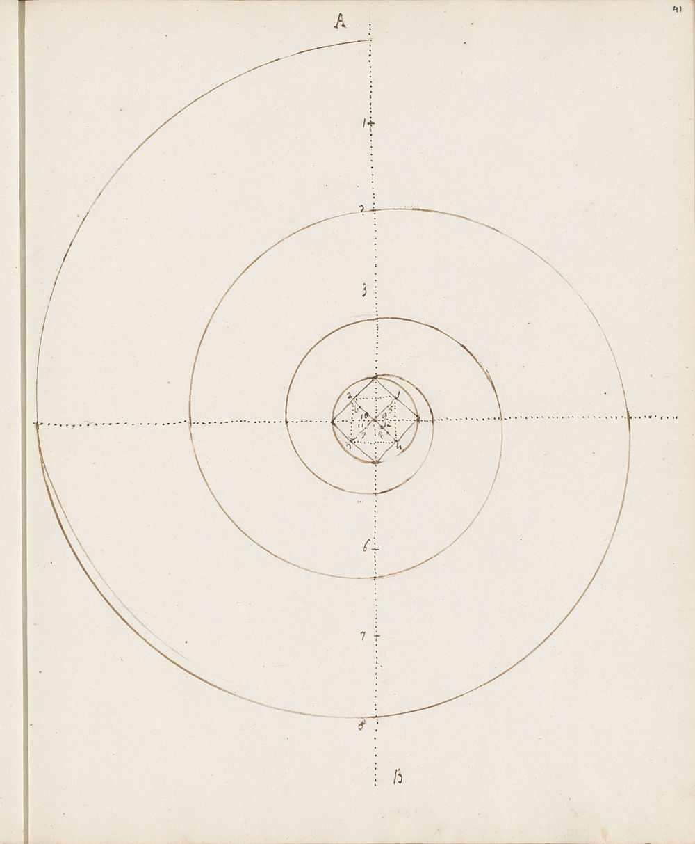 Perspectiefoefening (1813) by Catharina Kemper and jonkvrouw Elisabeth Kemper